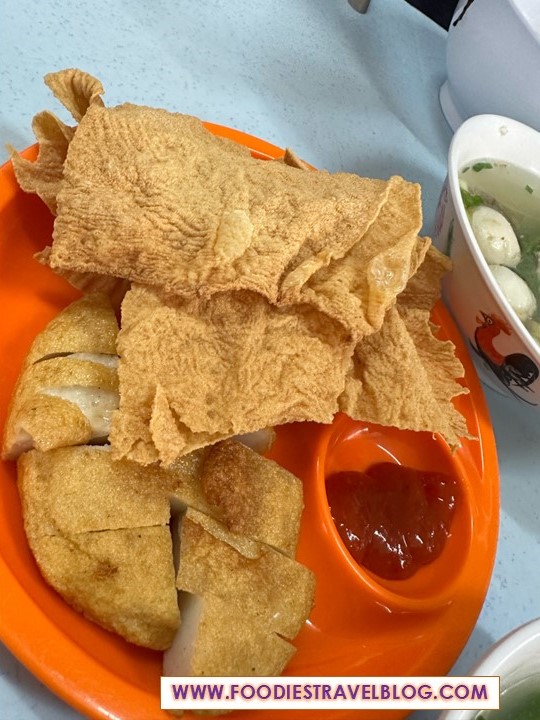 Fuchuk and fishcake at B & Best Seafood Noodle, PJ