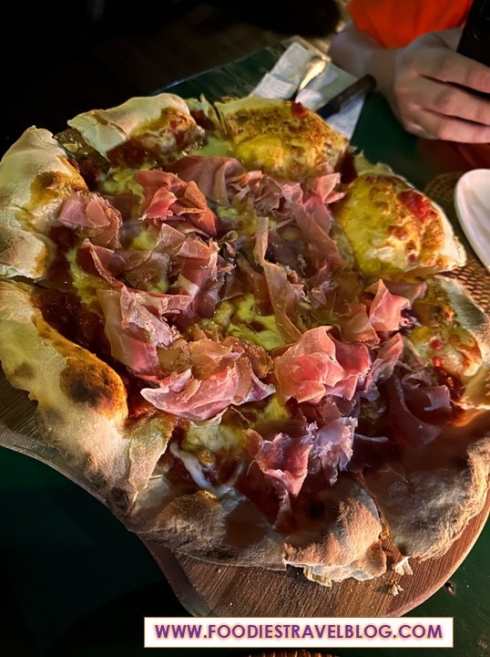 Pizza at Gusto Food & Wine, Kota Kinabalu