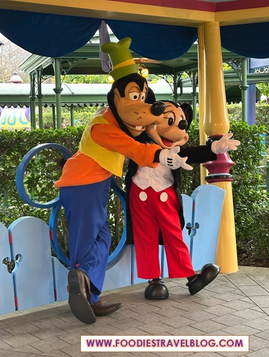 Mickey Mouse and Goofy in Hong Kong Disneyland