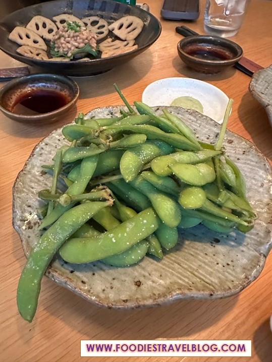 Edamame in Kura Japanese Restaurant, One Utama