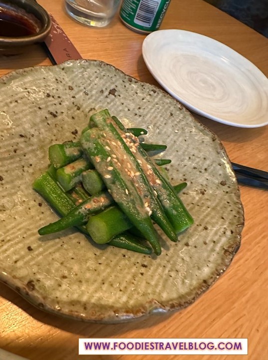 Okra in Kura Japanese Restaurant, One Utama