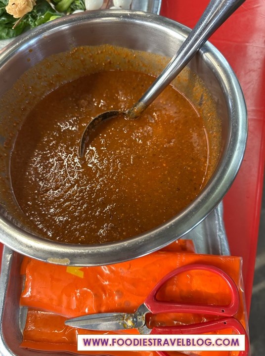 Fresh Peanut Broth Satay Celup Melaka