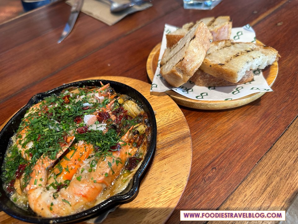 Sizzling Gambas al Ajillo at Baracca Restaurant, KL