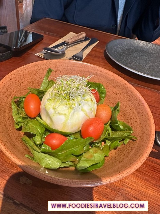 Burrata with Tomato at Baracca Restaurant, KL