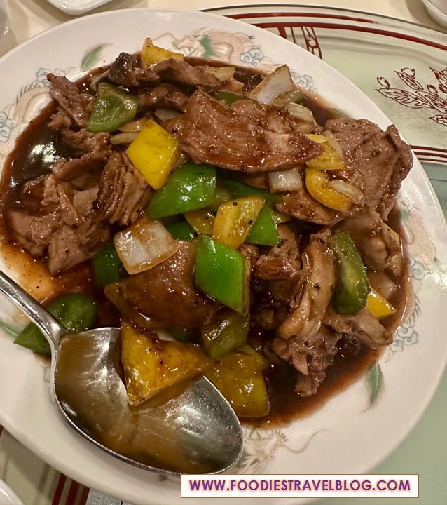 Duck with Black Pepper at Celestial COurt Sheraton Imperial KL