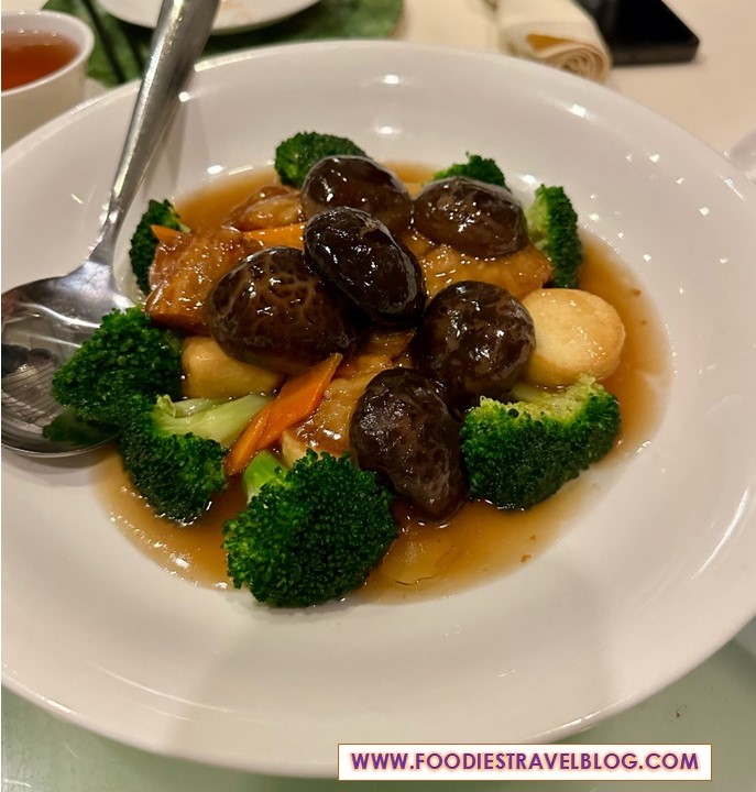 Broccoli Mushroom Tofu at Celestial Court Sheraton Imperial KL