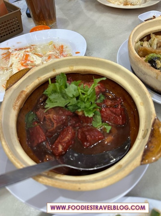 Braised Pork Ribs with Peanut at Chef Tam Restaurant, Sandakan