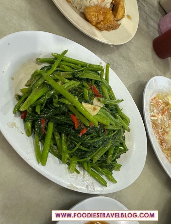 Kangkung Belacan at Chef Tam Restaurant, Sandakan