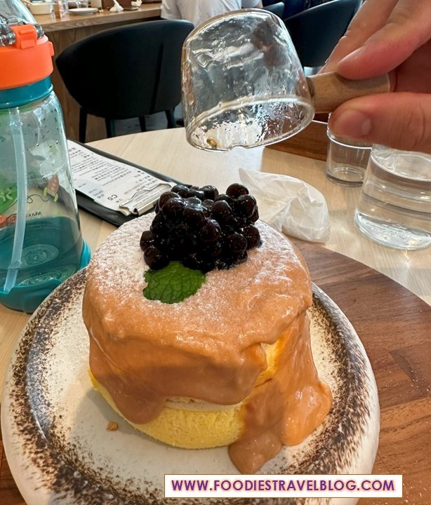 Boba Souffle served at Come True Cafe