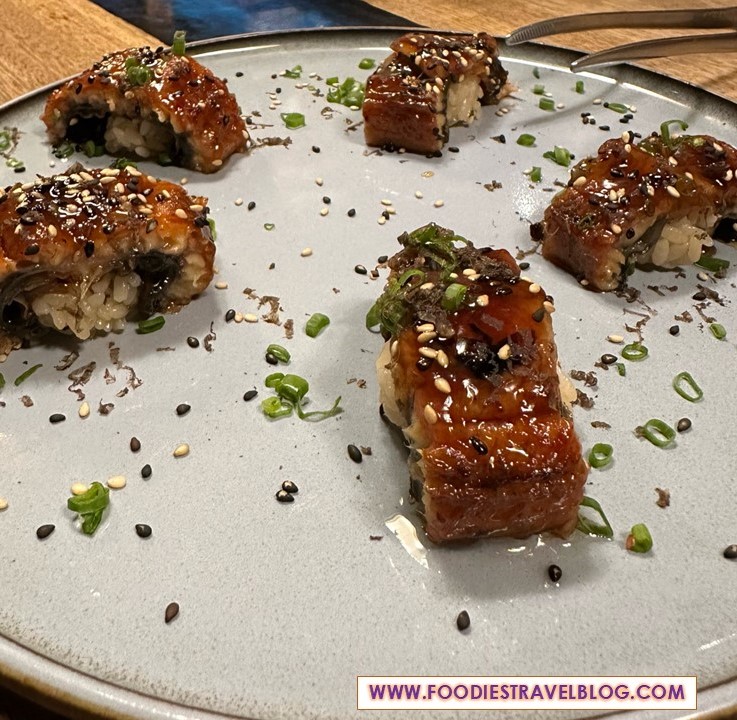 Truffle Unagi Sushi at Honest Butcher, PJ