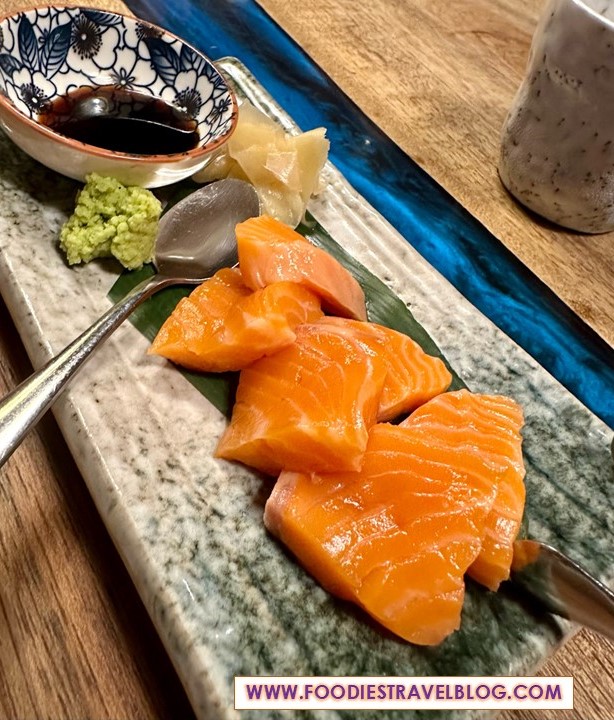 Salmon Sashimi at Honest Butcher, PJ