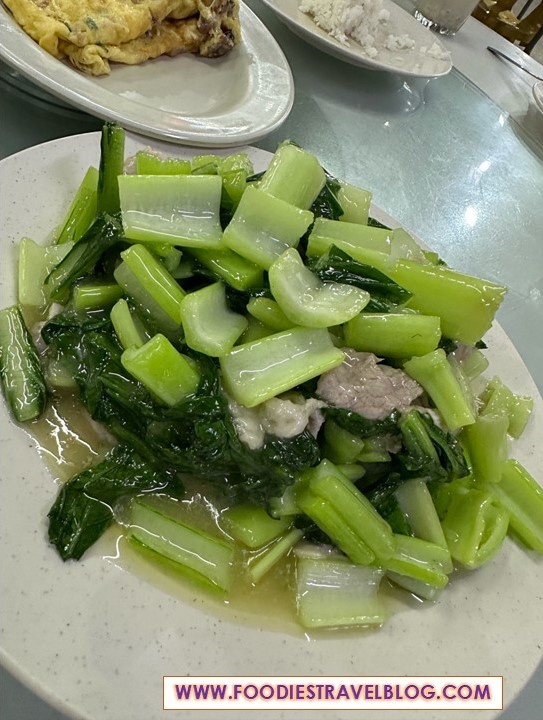 Vegetables at KK Beaufort Restoran