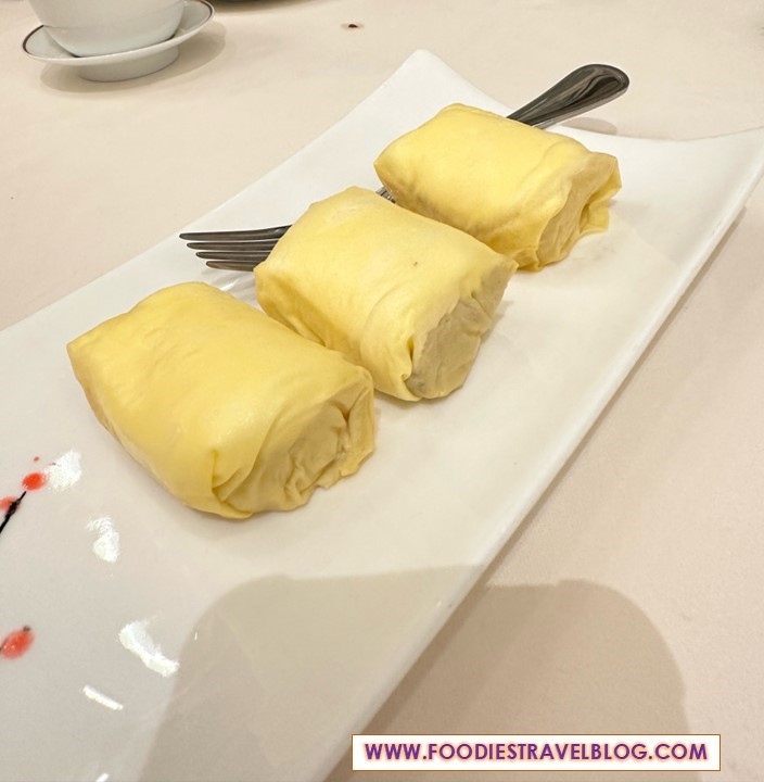 Durian Pancake at Lai Po Heen, Mandarin Oriental, Kuala Lumpur