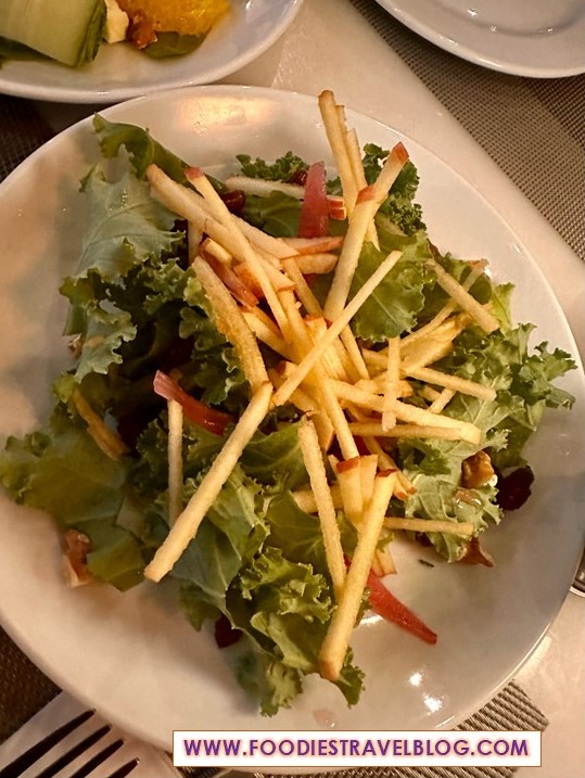 Apple & Kale Yoghurt Salad, Maria Steakhouse