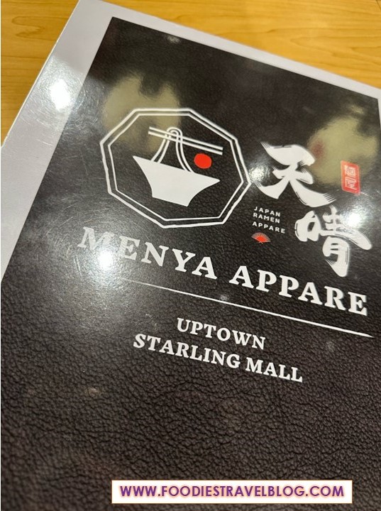 Ramen Menya Appare at The Starling Mall, PJ