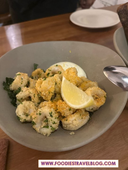 Fried Calamari at Olea Dining, Kuala Lumpur