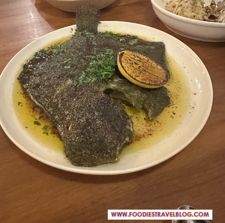Whole Turbot with Herbs at Olea Dining, Kuala Lumpur