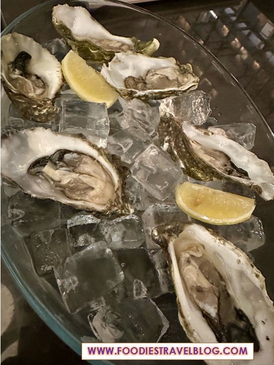 Irish Oysters at Osteria Gamberoni, Kuala Lumpur
