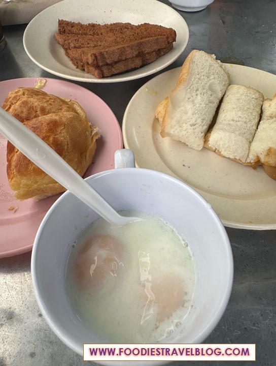 Half-Boiled Egg at TOh Soon Cafe, Penang