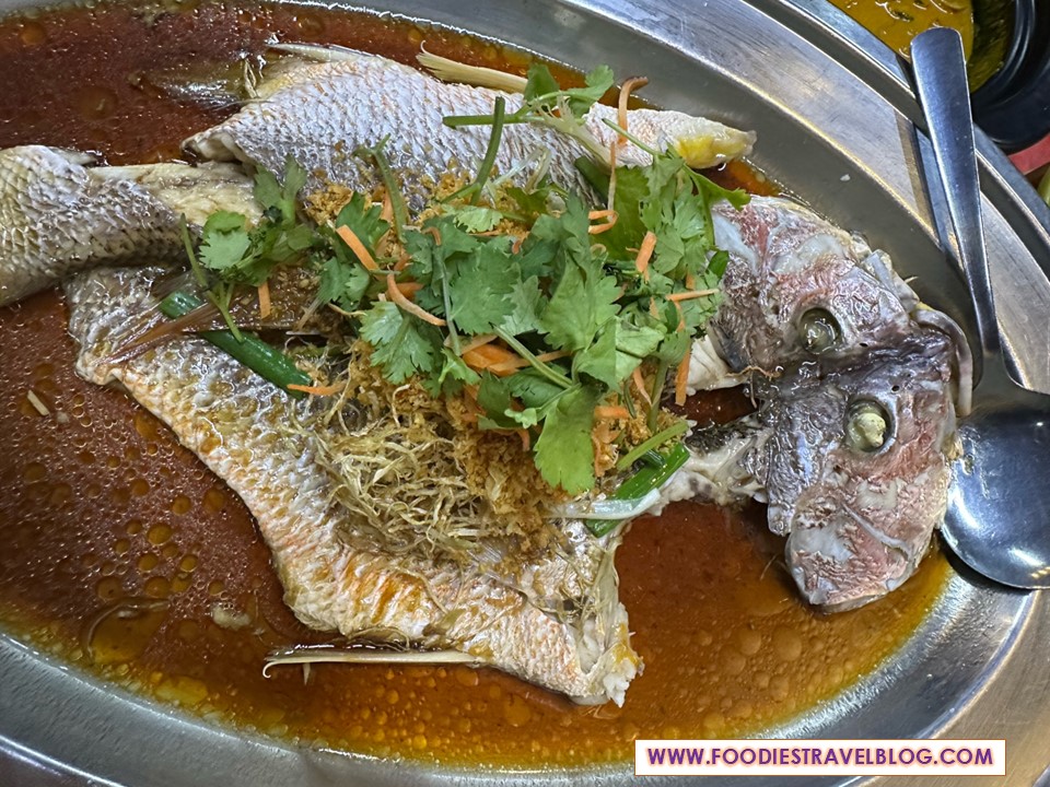 Steamed Fish at Restaurant Sedap Melaka