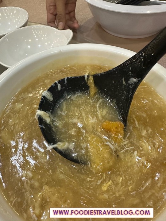 Fish Maw Soup in Ocean King Restaurant, Sandakan