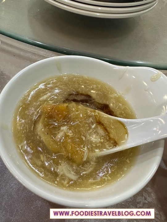 Fish Maw Soup in Ocean King Restaurant, Sandakan