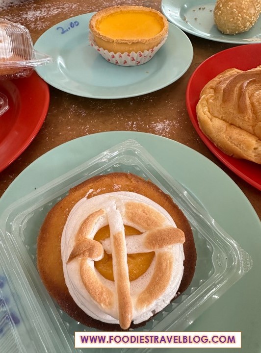 UFO Tart at Kedai Kopi Gold Crown, Sandakan