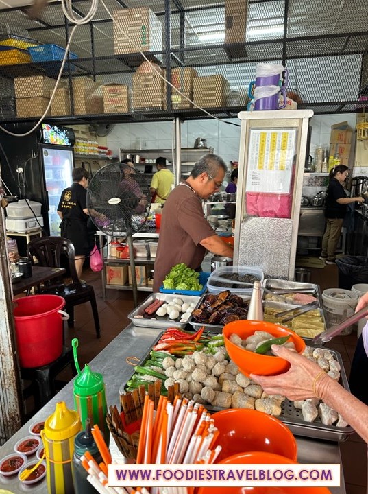 Yong Tao Foo at Siang Chang Kopitiam, Melaka