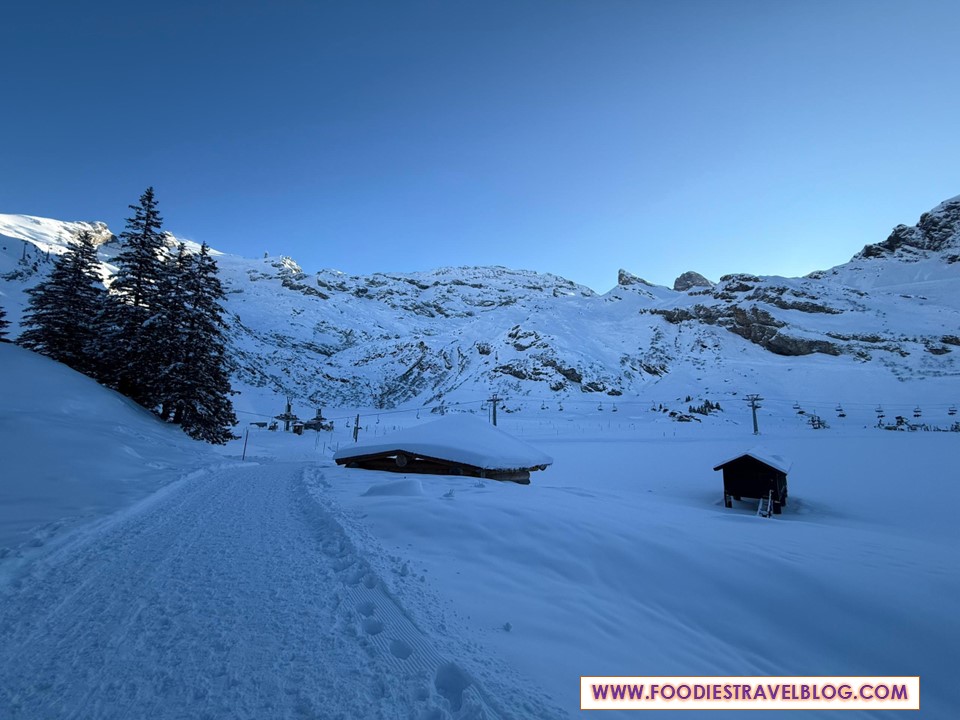 Lake in Mount Titlis