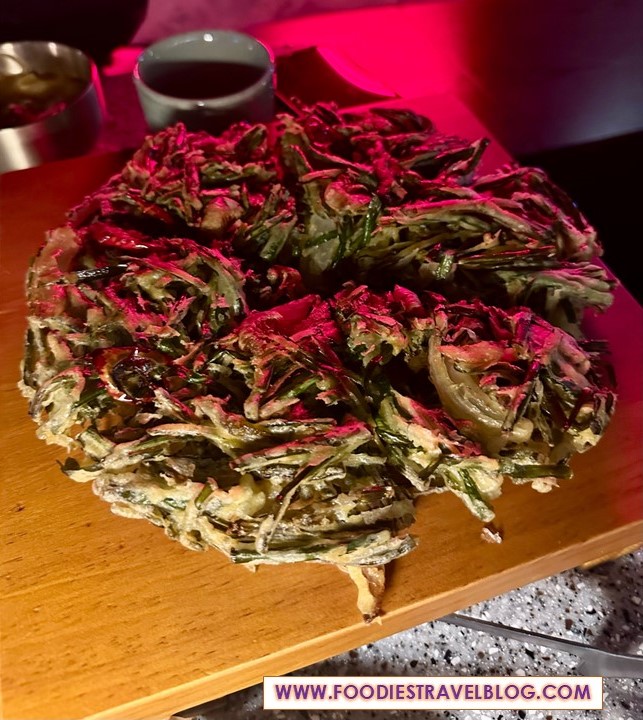 Korean pancake at Taan Korean Steakhouse