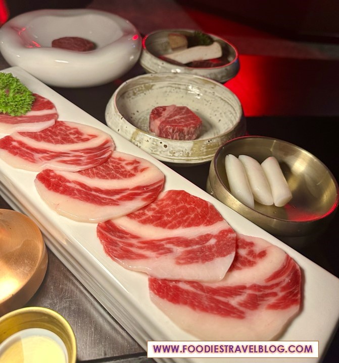 Korean beef in Taan Korean Steakhouse