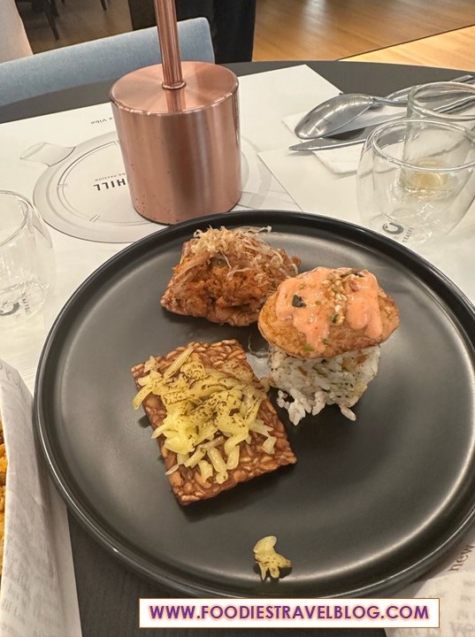 Eggy Melt Rice Cubes, Tempeh Mix at Tannin Hill, KL