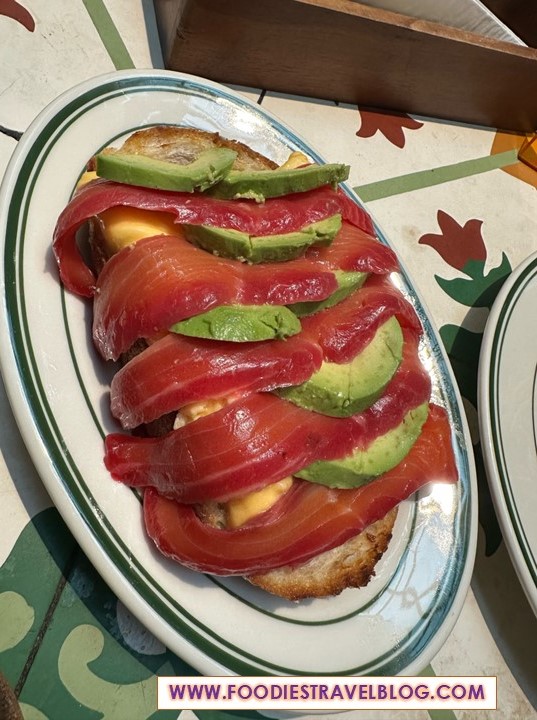 Salmon Avocado SOurdough Tapestry KL