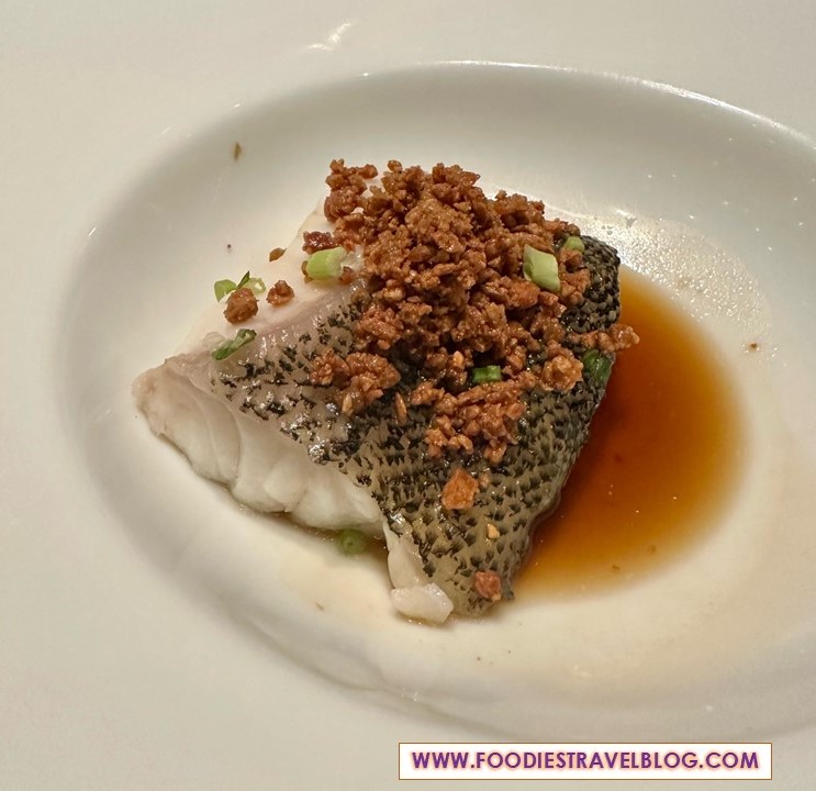 Steamed Grouper with Fermented Bean and Spring Onion at Yun House, KL